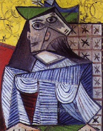 Bust of Woman Portrait Dora Maar 1941 cubism Pablo Picasso Oil Paintings